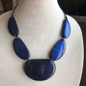 Blue Azure Statement Necklace